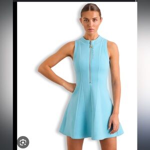Aje Light Blue Mini Dress